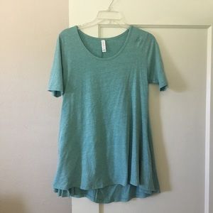 Small LuLu-roe blue shirt and a Large white dress